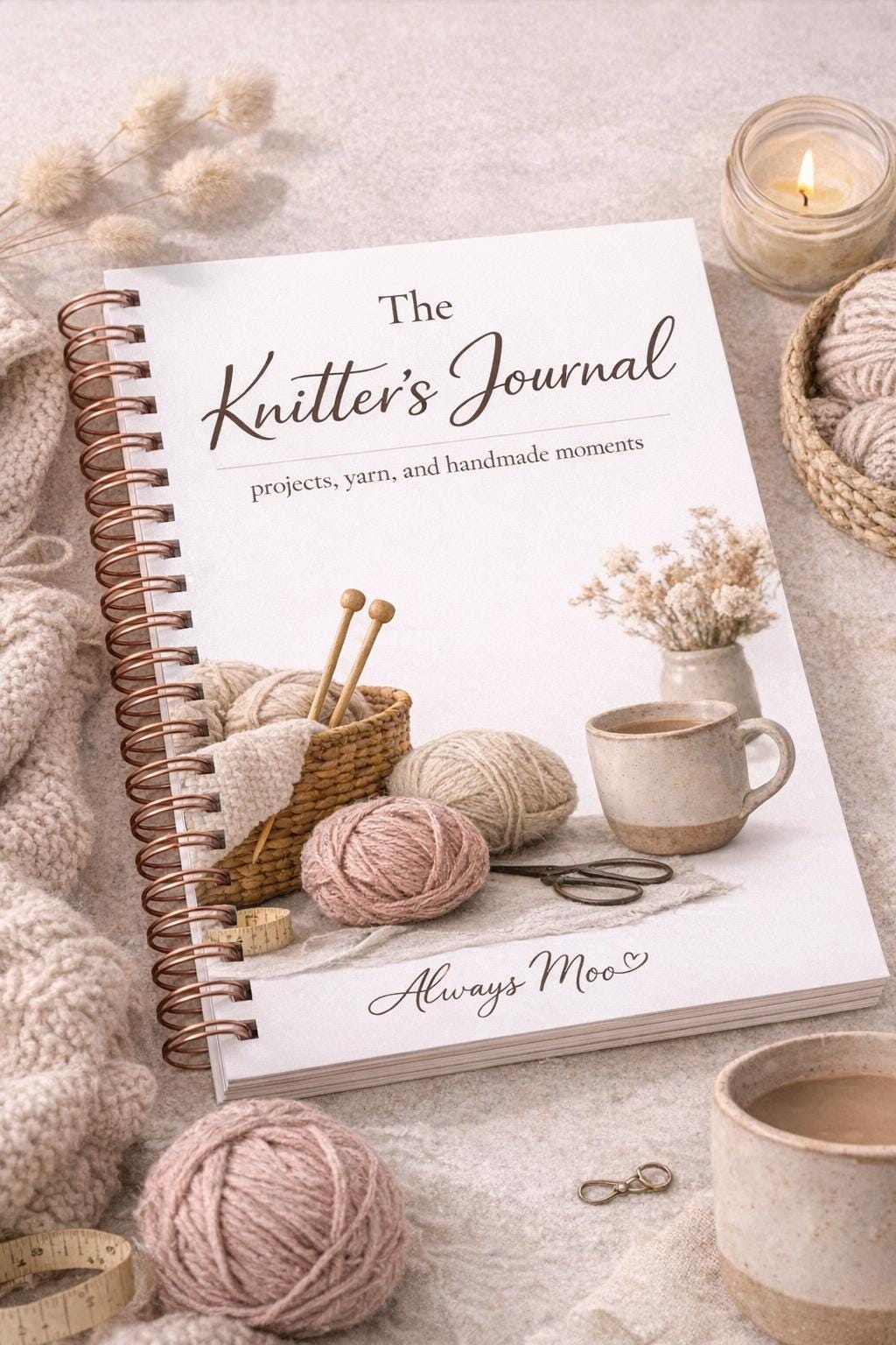 Knitting project journal and yarn stash tracker planner for knitters – Always Moo