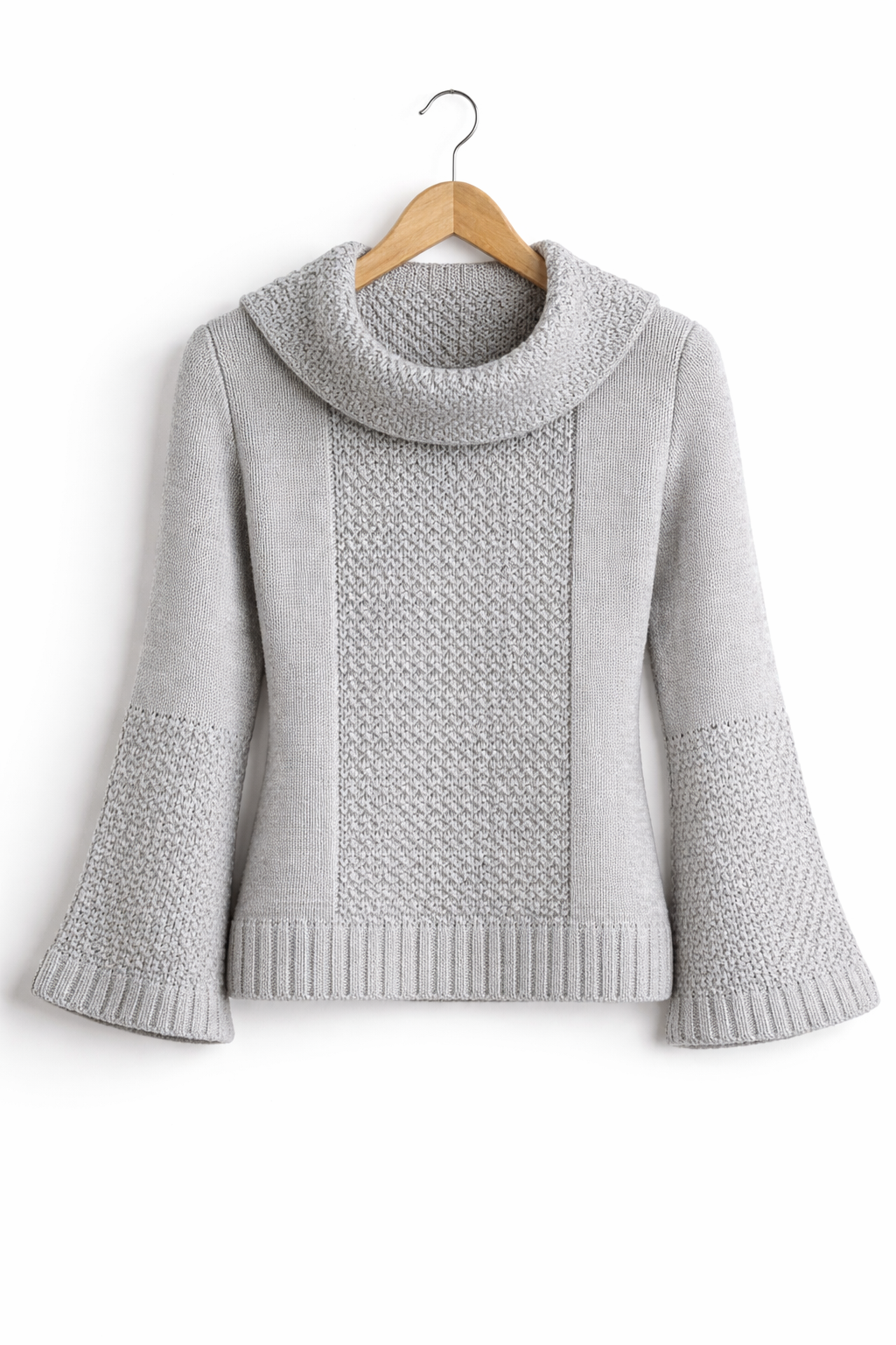Moss Meadow sweater knitting pattern, cozy knit pullover – view 3